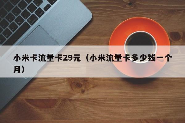 小米卡流量卡29元(小米流量卡多少钱一个月)